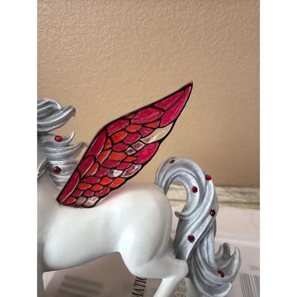 Hamilton Collection Jeweled Reflections Ruby Regalia Unicorn USED w/Box & COA - Picture 11 of 16